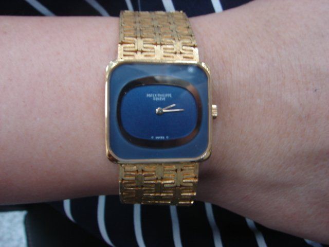 台中當舖流當二手 原裝 Patek Philippe 百達翡麗 18K金 手上鍊 女錶 9成新 特價出清 
